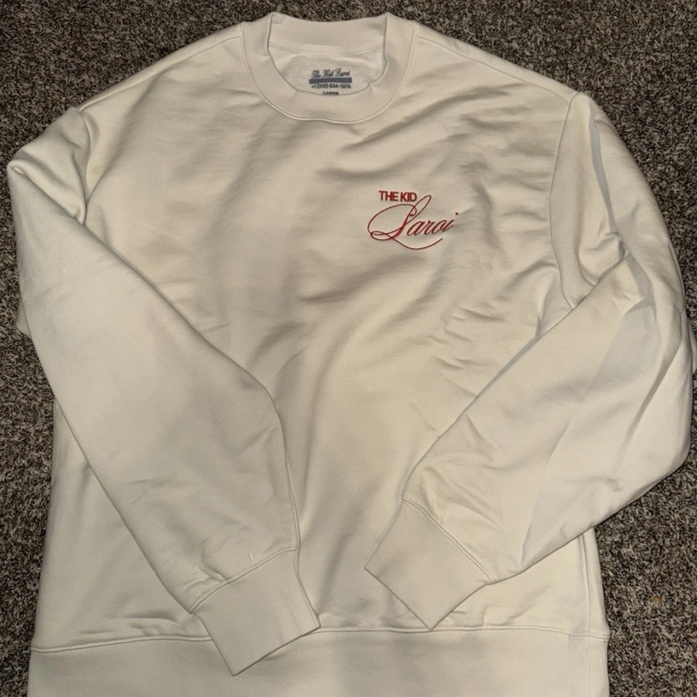 The Kid Laroi “Ashes” Embroidered sweatshirt crewneck.